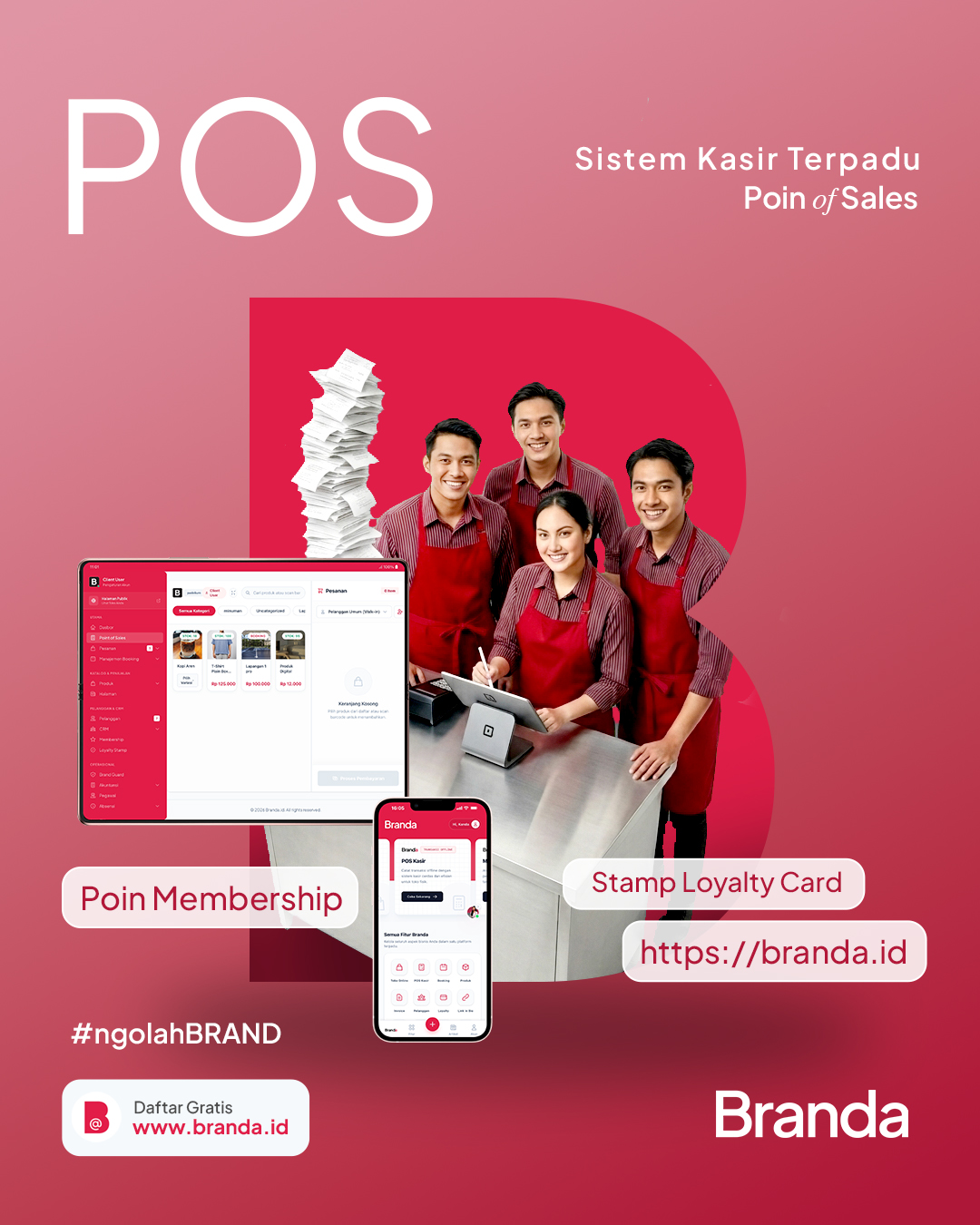 Mengenal Fitur Point of Sales (POS) Unggulan dari Branda.id